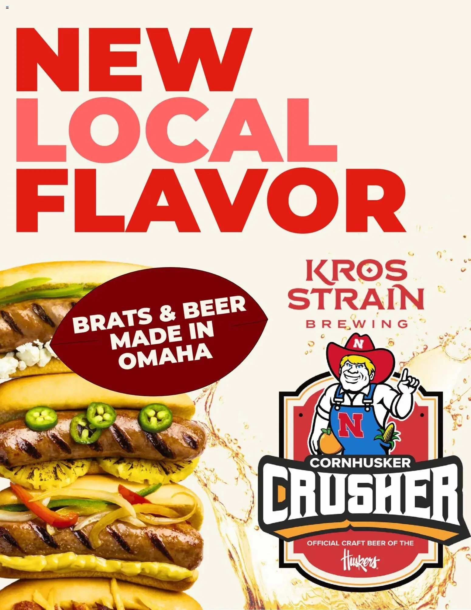 HyVee Cornhusker Crusher Brats